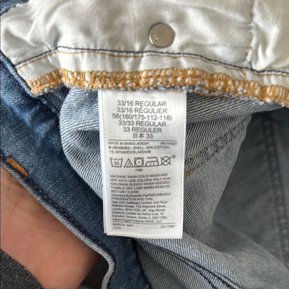 GAP Women's MidRise Rolled Cut-Off Jean Shorts - Sz 16 - Picture 6 of 6